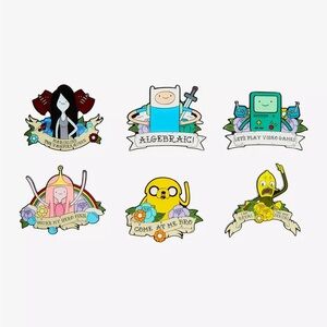 Loungefly Adventure Time Portrait Banner Blind Box Enamel Pin